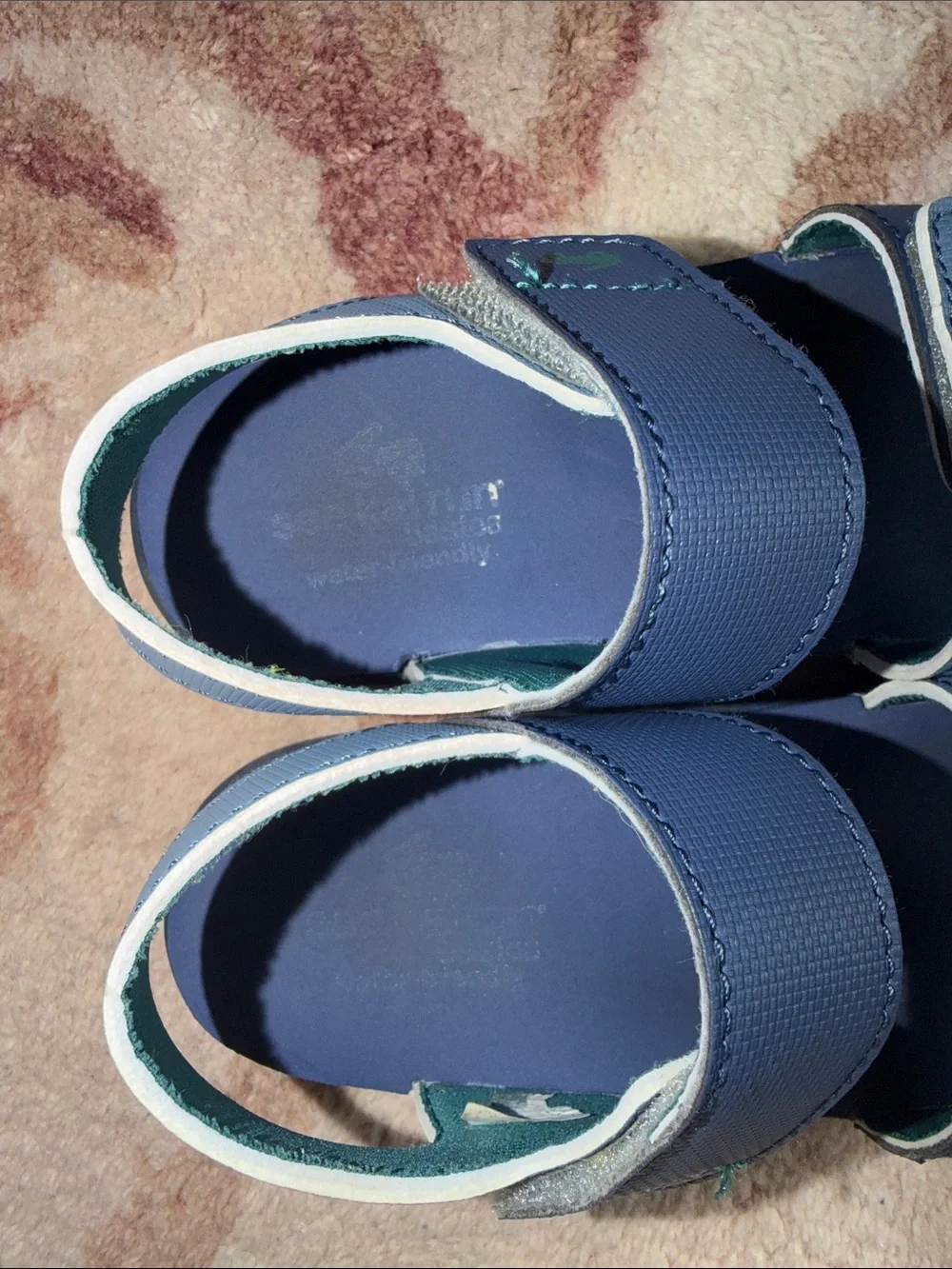 See Kai Run Boys Navy Blue Velcro Strap Sandals